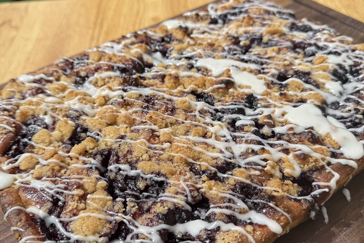 Blueberry Crumb Focaccia | From Our Place Recipes