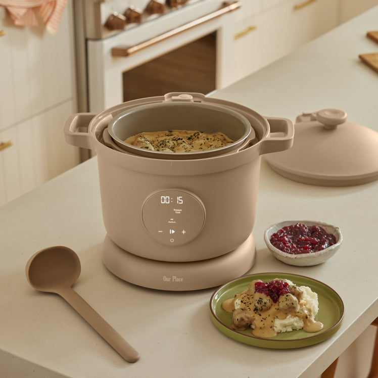 Beige Dream Cooker on countertop