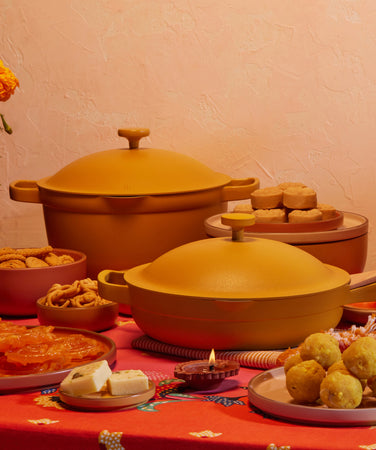 diwali collection - turmeric always pan and perfect pot