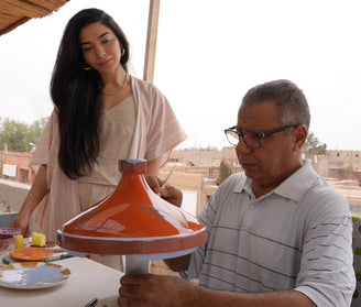 our place co founder shiza shahid with olive & clay tagine