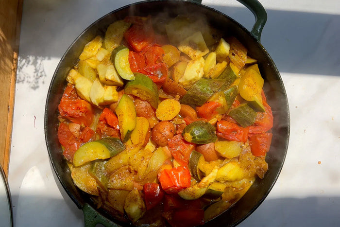 Nasim's Moroccan Summer Veggie Tagine