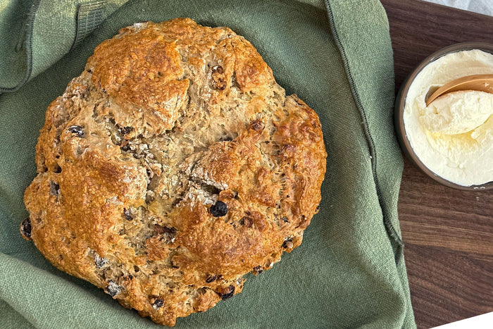 Irish Soda Bread with Homemade Butter