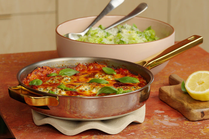 Layerless Skillet Lasagna