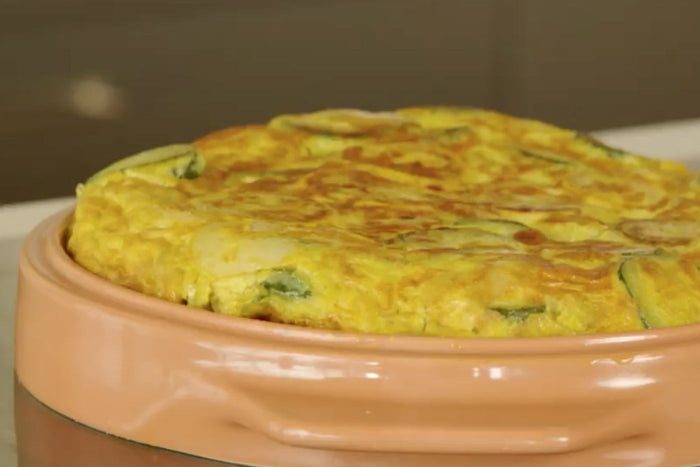 Spanish Tortilla with Zucchini and Squash