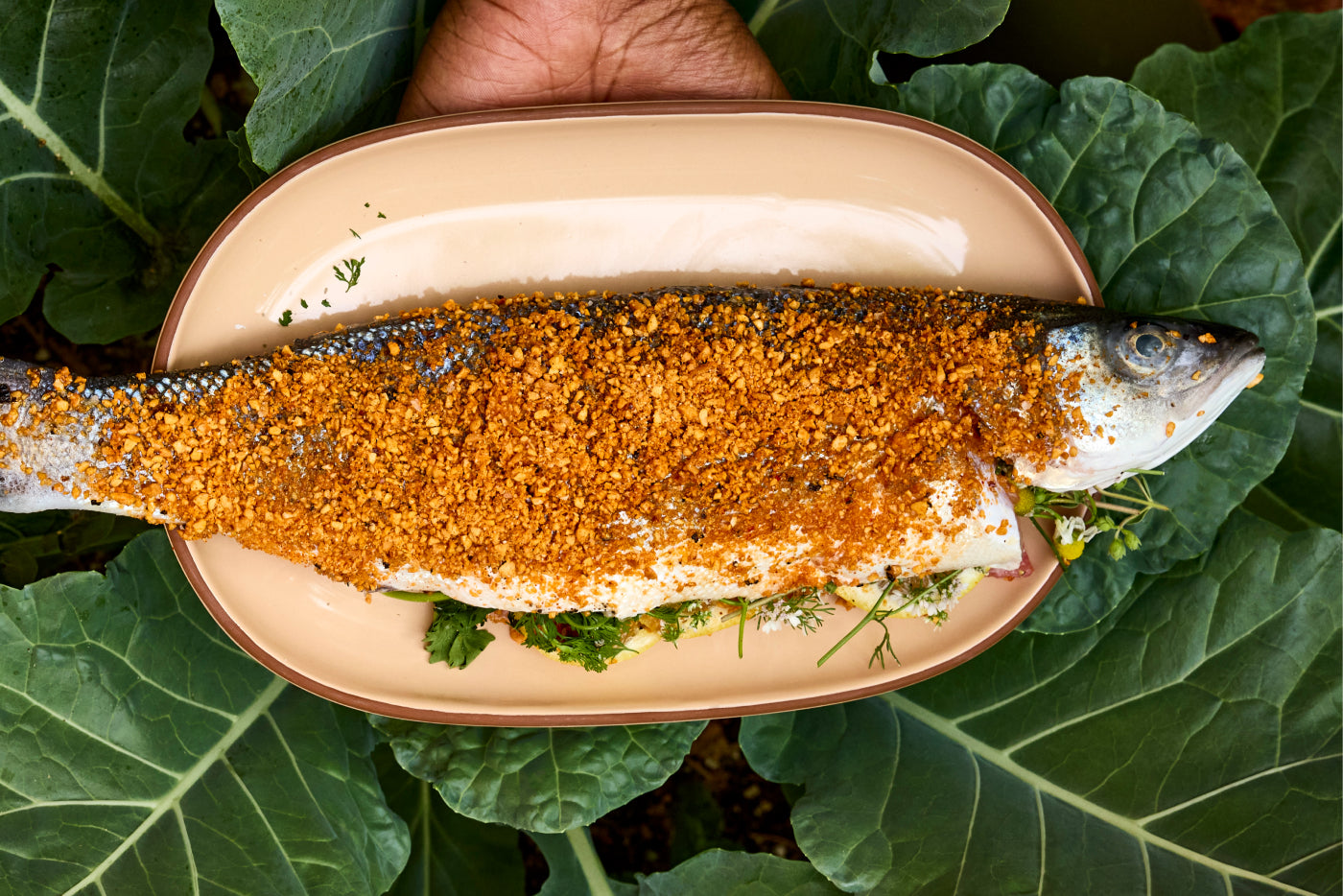 Suya-Crusted Whole Fish–Our Place