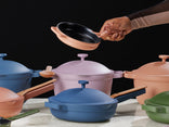 Our Place - Black Friday Sale 2022 - Cookware - Tiny Cast Iron Always Pan in Spice, Always Pan in Blue Salt, Always Pan in Spice, Always Pan in Sage, Perfect Pot in Blue Salt, Perfect Pot in Lavender and Perfect Pot in Spice