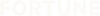 Translation missing: en.White letters spelling FORTUNE appear faintly against a white background, creating a subtle, almost hidden visual effect