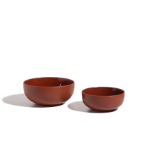 serving bowls - terracotta - view 1