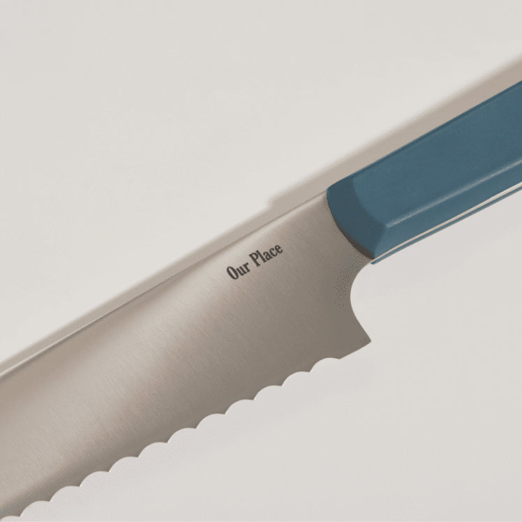 serrated knife - blue salt - view 3