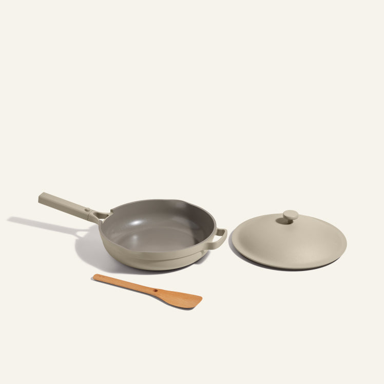 Beige Large Always Pan plus nesting Beechwood Spatula