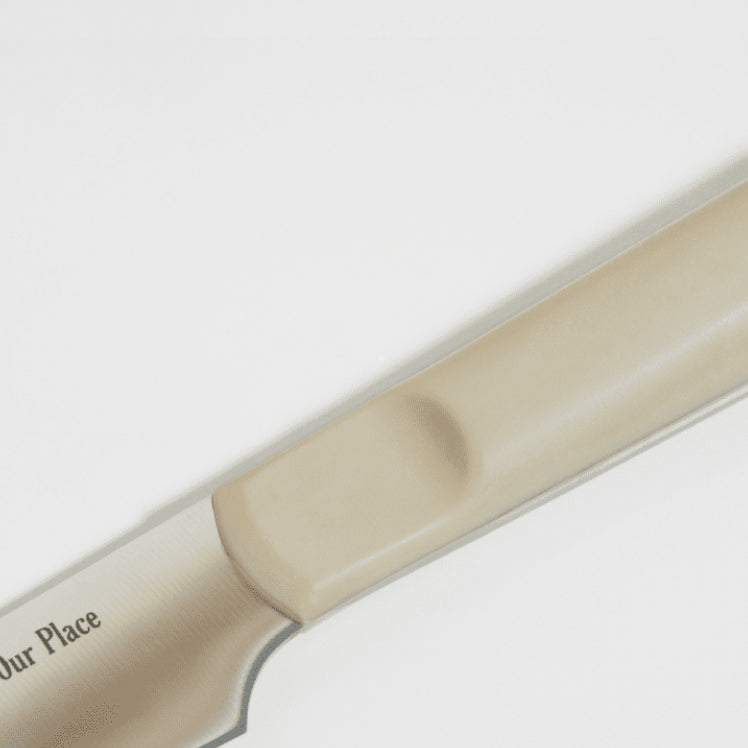 beige precise paring knife handle