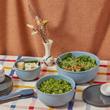blue better bowl serve tablescape