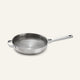 Titanium Always Pan Pro 26 cm stainless steel frying pan with a long handle and a small helper handle.