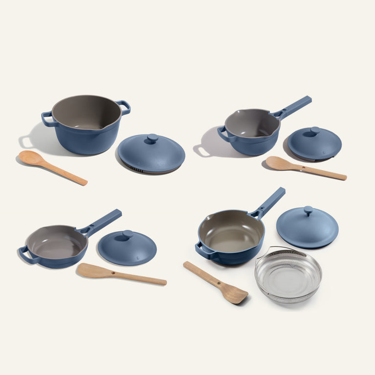 cookware set - blue salt - view 3