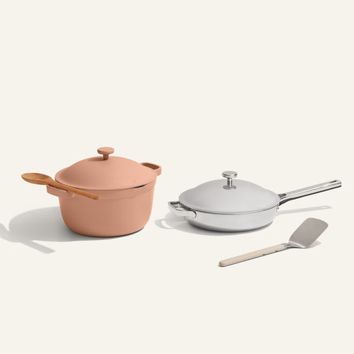 Titanium & Ceramic Cookware Duo-Chrome/Spice