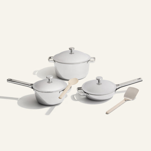VIP Titanium Pro Cookware Set-Chrome
