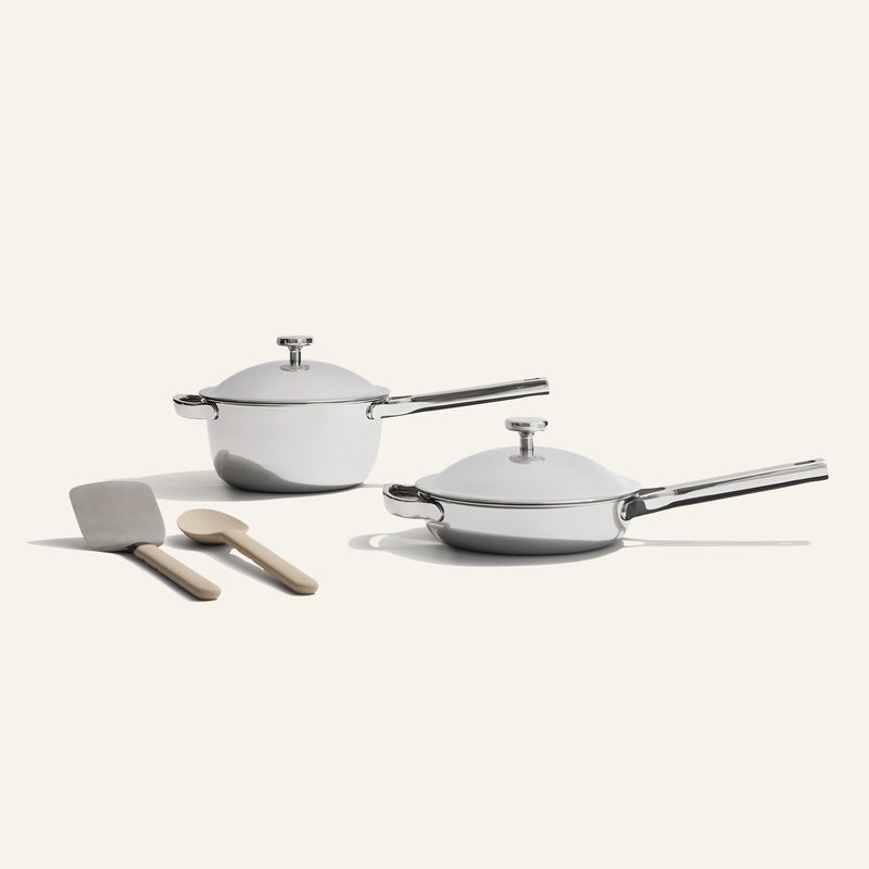 Titanium Pro Mini Cookware Duo - Non-Toxic Pot and Pan Set–Our Place