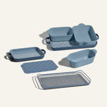 blue ultimate bakeware set