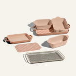 pink ultimate bakeware set