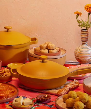 diwali collection - turmeric always pan and perfect pot