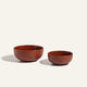 red serving bowls