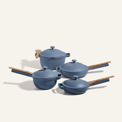 Blue Always Pan Perfect Pot Mini Always Pan Mini Perfect Pot Cookware Set bundle
